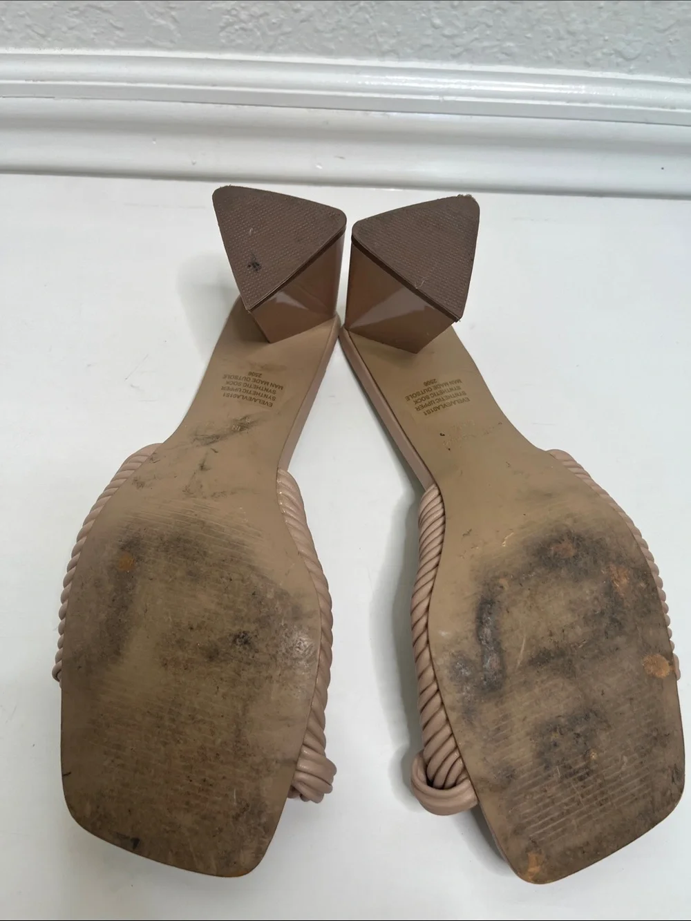Steve Madden Gomaz Block Heeled Mules Sz 8.5